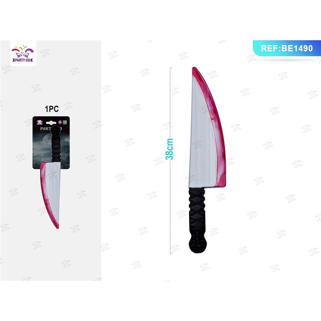 50856 8058617864906 BE1490 halloween machete insanguinato