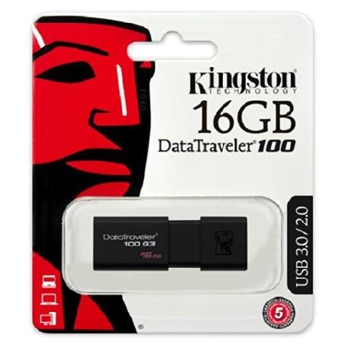 51240 740617220452 DT100GH3/16G USB PEN 16GB 2.0/3.0 KINGSTON