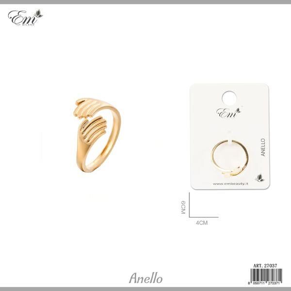 51359 8056711270371 127037 anello taglia unica con mani oro