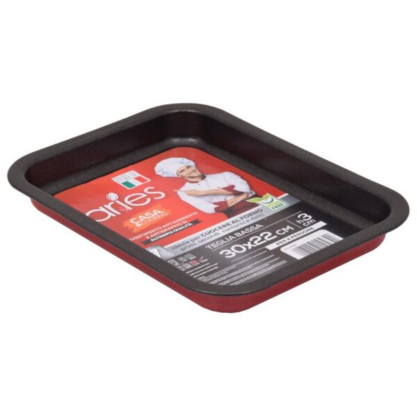 51695 8027458145642 200806 VISCIO aries teglia rettangolare bassa cm.30 x 22 x 3