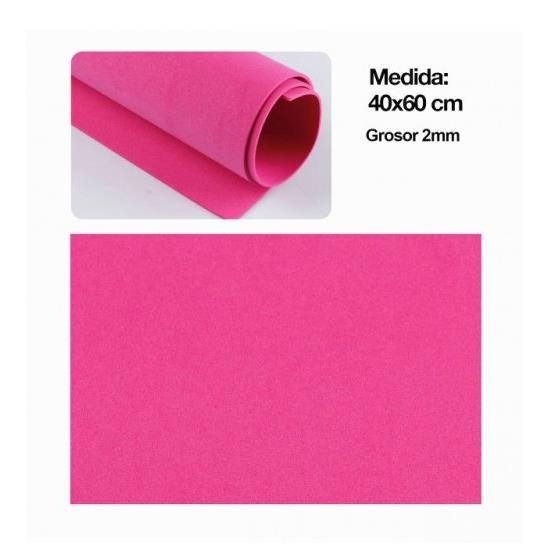 51787 8435250950591 PN547 FOGLIO IN GOMMA EVA CM.40 X 60 FUXIA