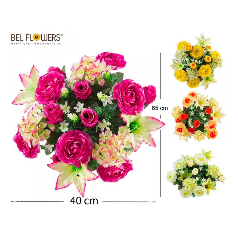 51840 8050260090404 BFZ043-09040 fiore mazzo gigante h65xø40cm