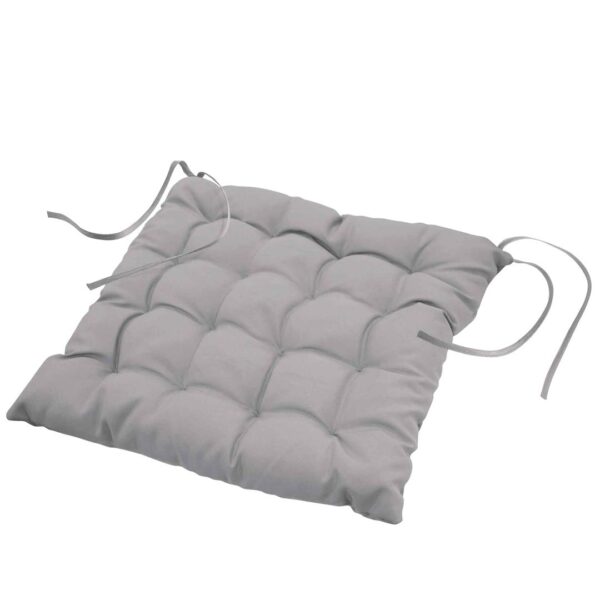 51879 3574386005760 1600576 CUSCINO MORBIDONE 40X40CM ESSENTIEL COL.GRIGIO