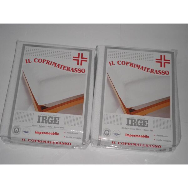 51895 8054726370444 CMT16 COPRIMATERASSO IMPERMIABILE IGIENICO IRGE 2 PIAZZE