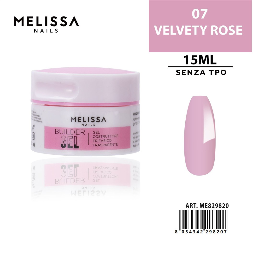 52314 8054342298207 0245240 DC melissa gel costrutt. trifasico 15ml n.07 v.rose