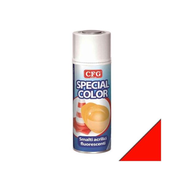 52486 8016818014247 CFG S0310-801681809036 BOMBOLETTA SPRAY 400ML VERNICE SMALTO ACRILICO FLUORESCENTE S0310 ROSSO