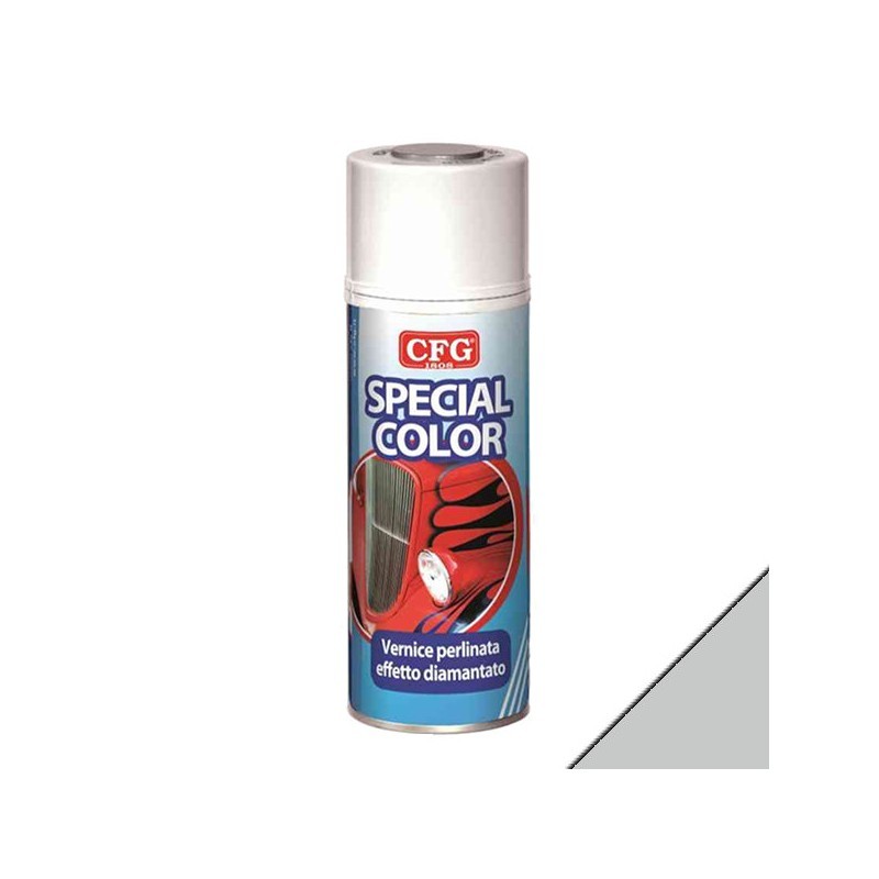 52492 8016818014087 CFG S0200-801681809029 bomboletta spray 400ml vernice smalto acrilico metalizzato s0200 silver luna