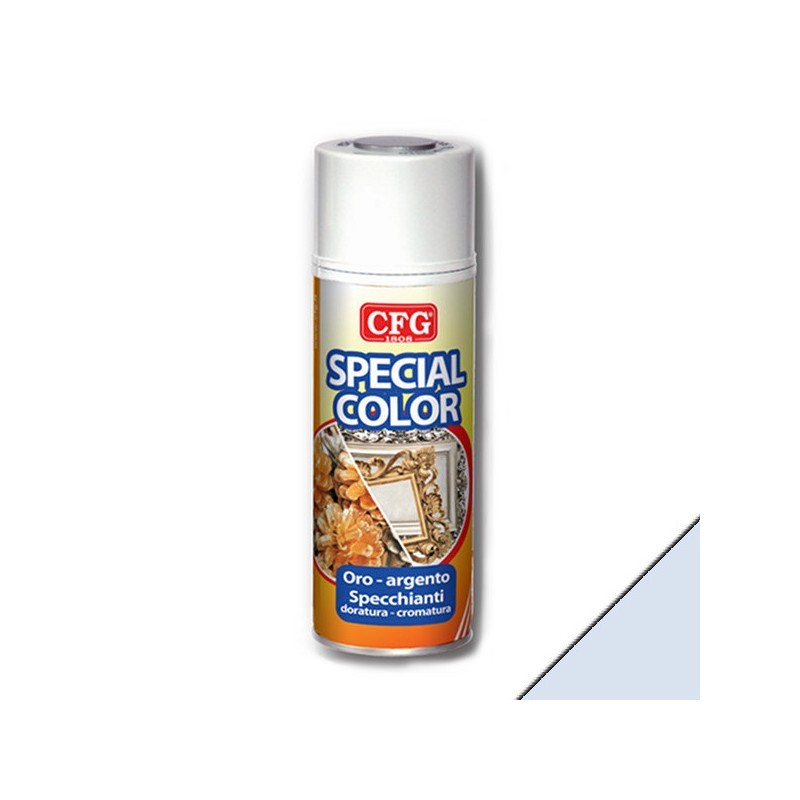 52495 8016818014063 CFG S0130-801681809028 bomboletta spray 400ml vernice smalto acrilico oro-argento s0130 argento ricco