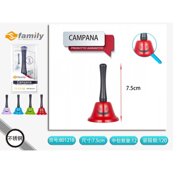 53135 8050238012186 801218 MI CAMPANELLO CALL BELL C/MANICO ASSORTITI