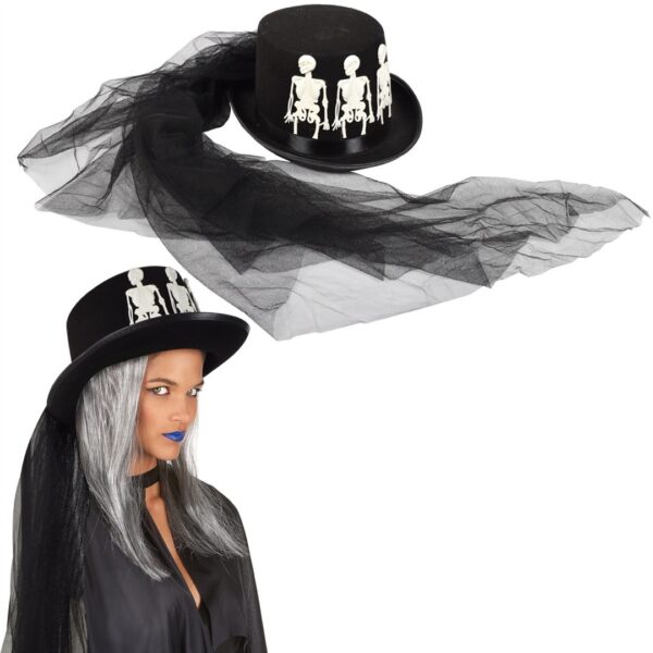 53285 8034116408377 1640837 SAIS halloween cappello con velo