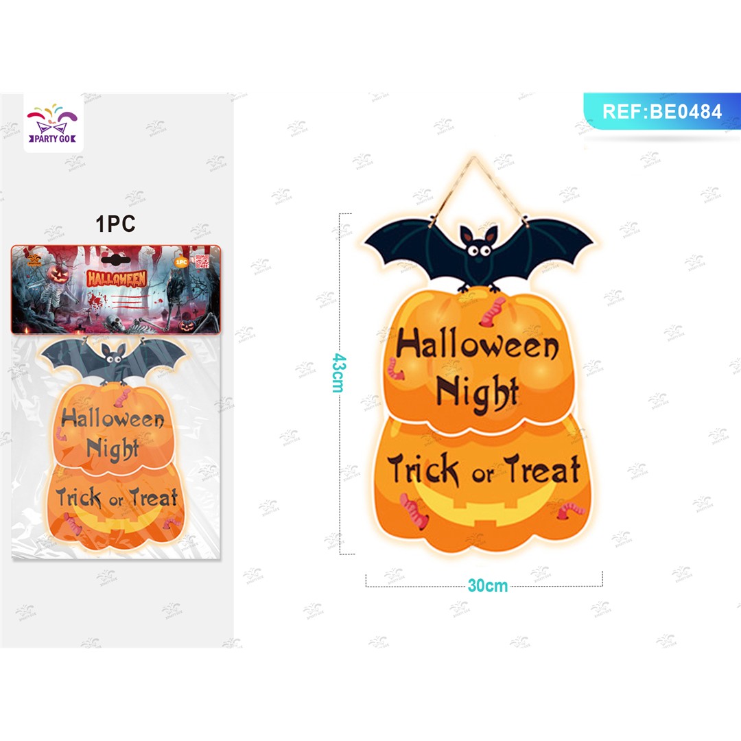 53416 8058617847831 BE0483 halloween decorazione da appendere in carta sagomata