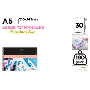 53508 8435250903511 PB311 BLOCCO DA DISEGNO RESISTENTE ALL'ACQUA A5 30 FOGLI