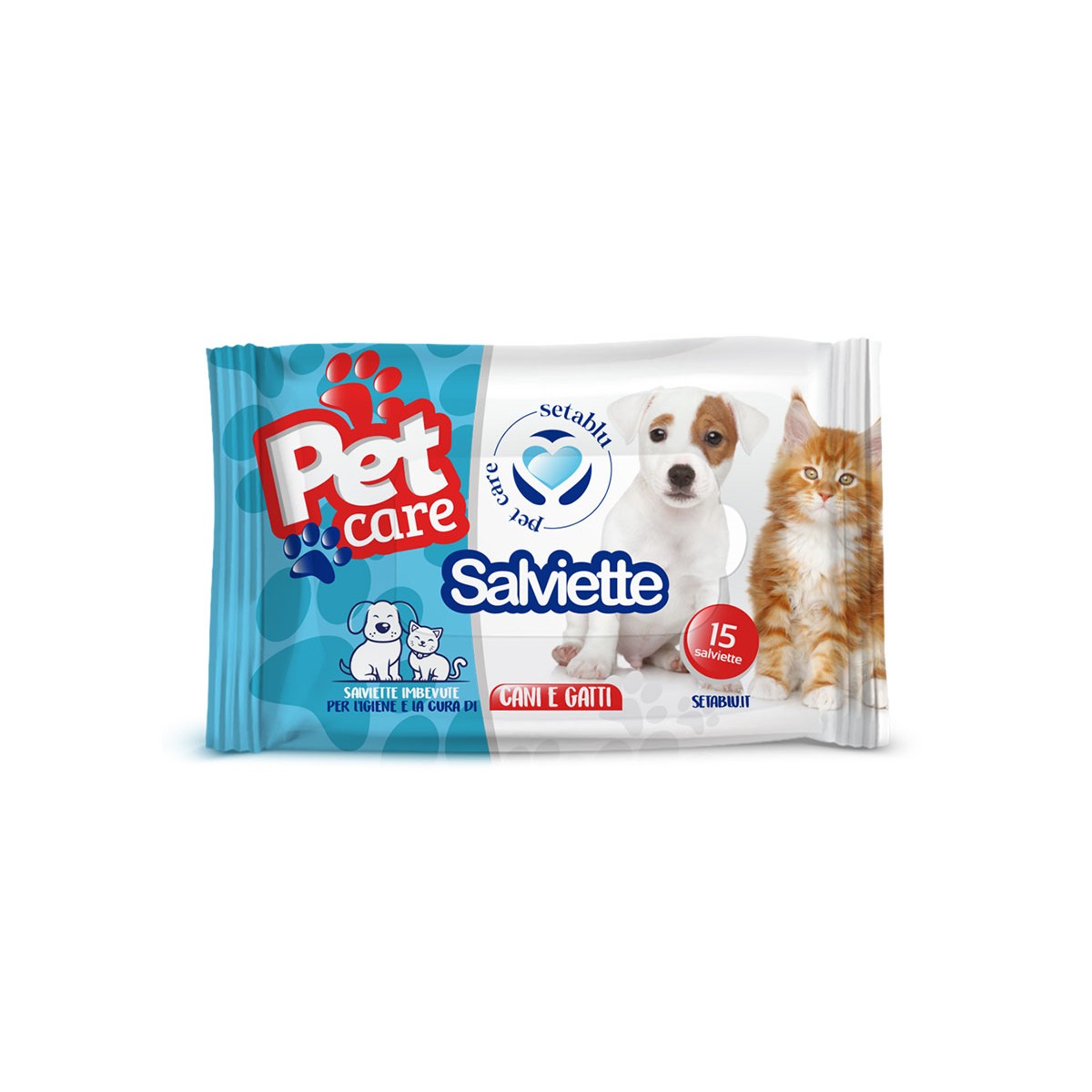54276 8059174599133 59913 salviette per anamali cani&gatti 15pz