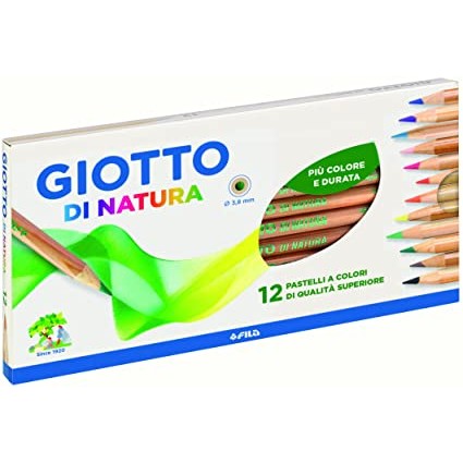 54435 8000825240614 FO2524061 matite colorate giotto di natura pz.12