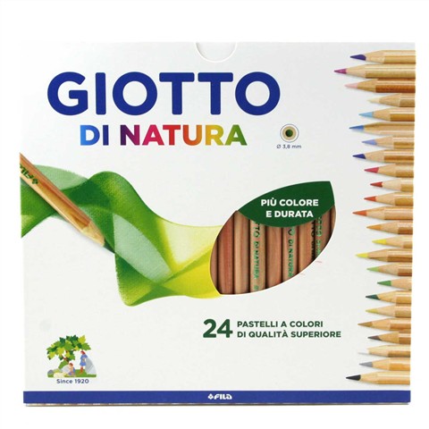 54436 8000825240713 FO2524071 matite colorate giotto di natura pz.24