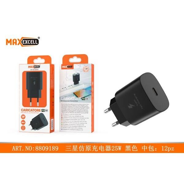 54533 8068168809189 8809189 CARICATORE PER CELLULARE 220V INGRESSO PD 25W 3.0A