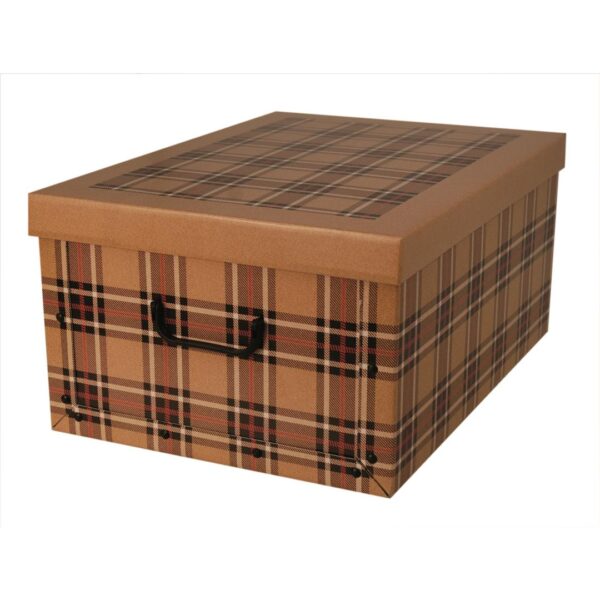 54566 8033695870452 SPACE 7022 bauletto maxi scozzese 50x40x25