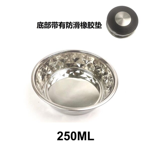 54843 8433298143364 BPS-14336 PET CIOTOLA ACCIAIO 250ML Ø12.5CM