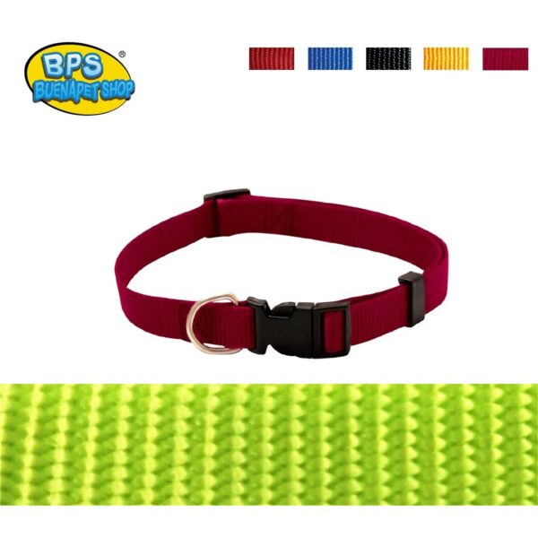 54880 8433298037298 BPS-3729 COLLARE PER ANIMALI NYLON CM.1 X 20-30