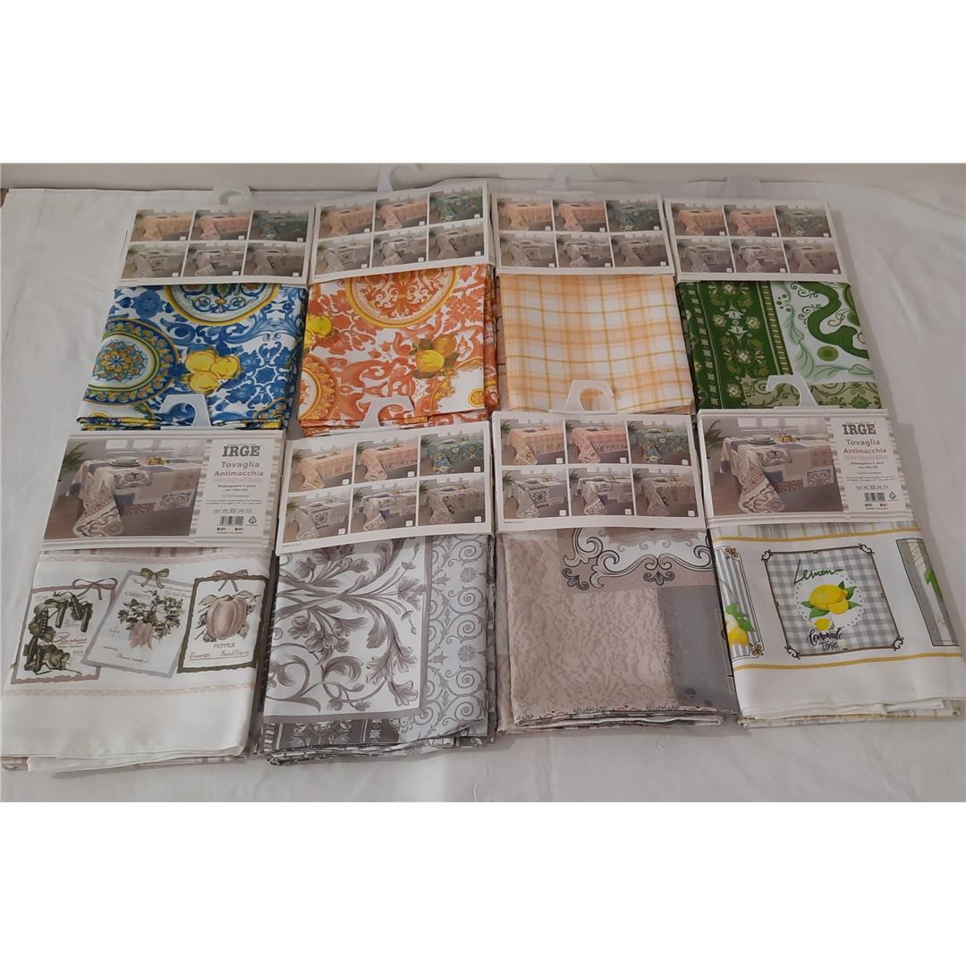 55123 8054726372394 TOV05 tovaglia antimacchia 12p 140x240cm fantasia irge