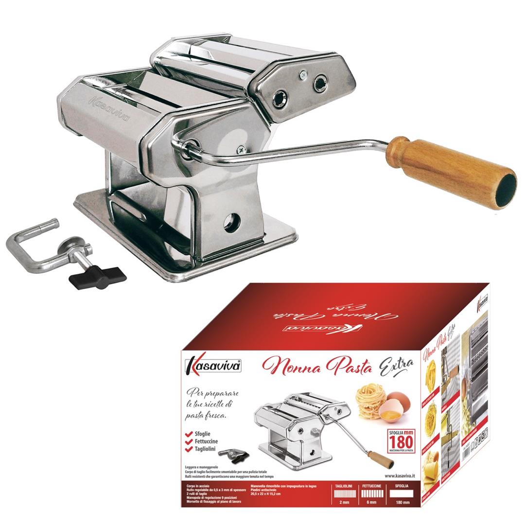 55317 8034116420270 1642027 SAIS MACCHINA NONNA PER PASTA INOX EXTRA 180MM