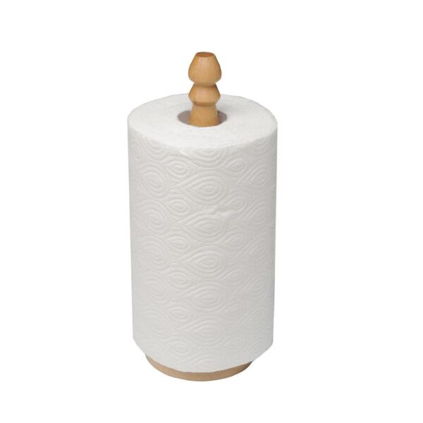 55511 5907695613612 137642 VISCIO porta rotolo scottex in legno con rotolo