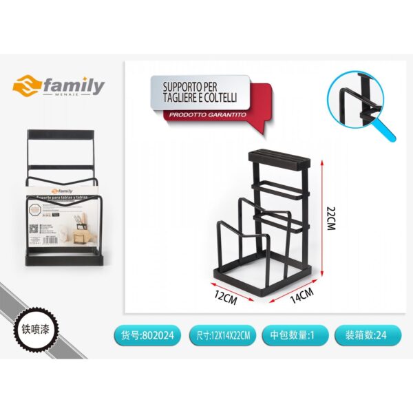 55557 8050238020242 802024 MI SUPPORTO PER TAGLIERE E COLTELLI