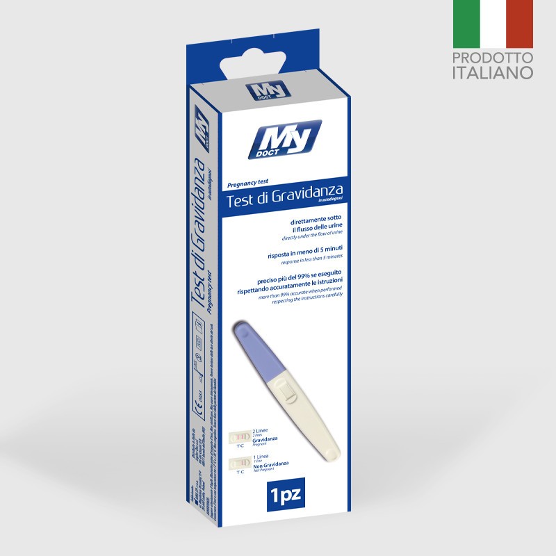 55660 8000061041655 TES04165A test di gravidanza in autodiagnosi. precisione fino al 99% rispettando le istruzioni dsuo. risposta in meno di 5 minuti