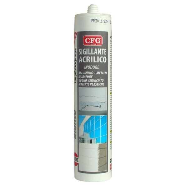 55979 8016818016302 W00200 SIGILLANTE ACRILICO CFG 280 ML BIANCO