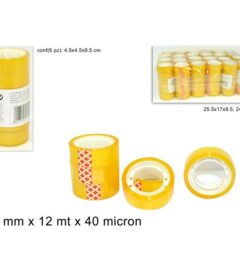 56087 8027501171048 71048 nastro adesivo 6pz 15mm x 12mt