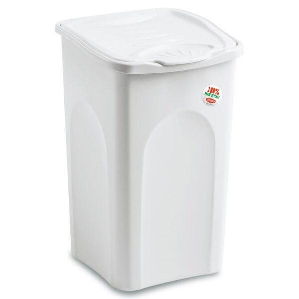 56191 8003507701205 108802 VISCIO cesto portabiancheria primavera 50lt bianco
