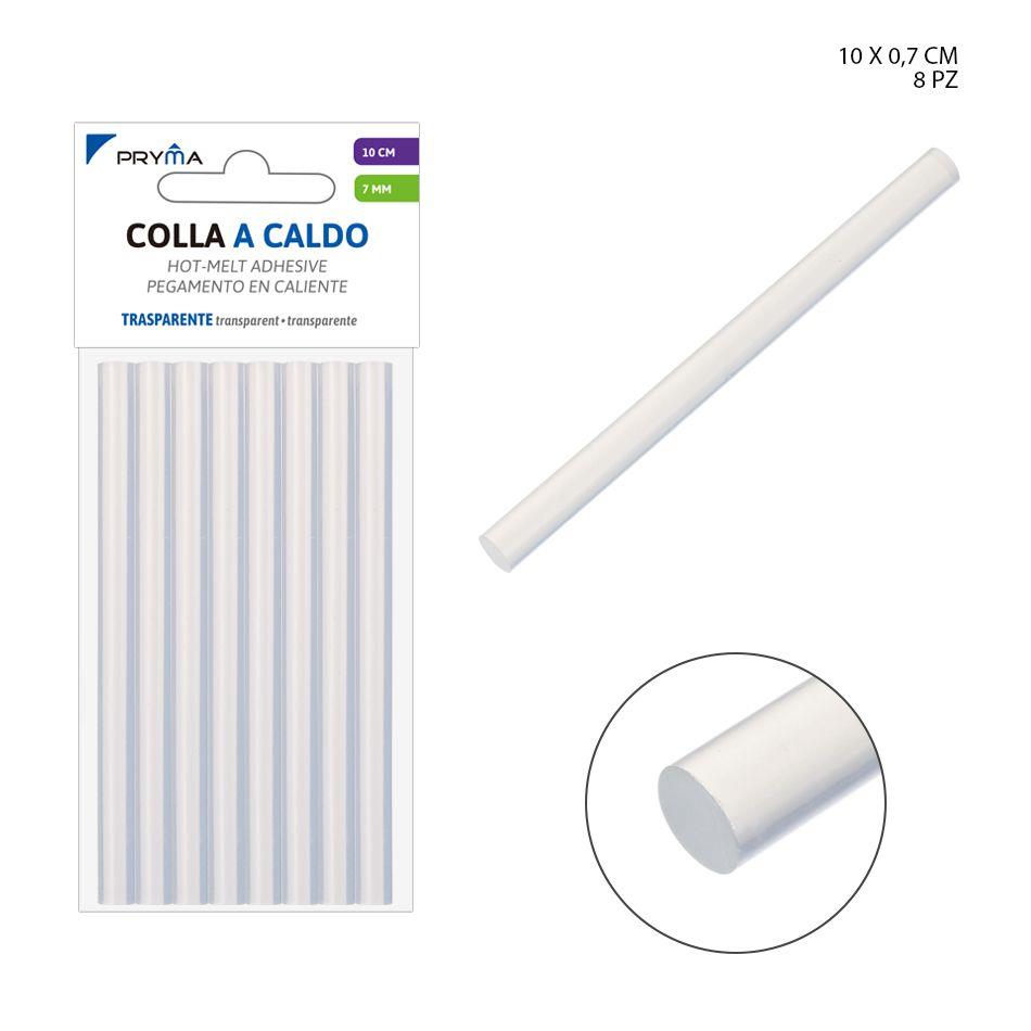 56238 8034139399324 0137468 SILICONE IN BACCHETTE BLISTER MM.7 X CM.10 8PZ BIANCO