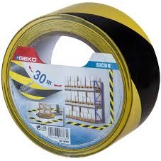 56539 8014846533334 18030-NADSI5030TS01 nastro adesivo pvc giallo/nero cm.5x3000