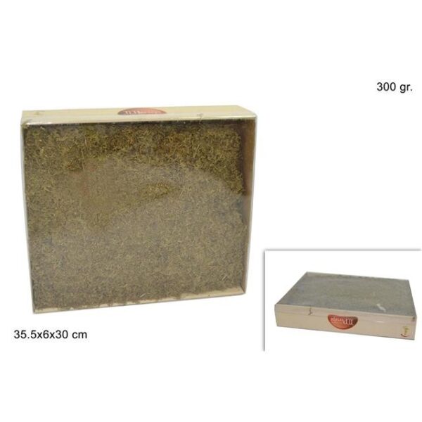 56584 8033113176531 MI002299 muschio per presepe 300gr in box marrone