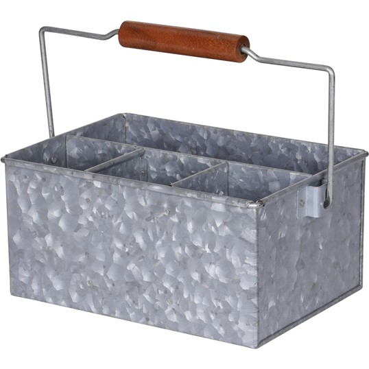 57288 8719987805363 170482210 porta posate in metallo 27x18x11cm