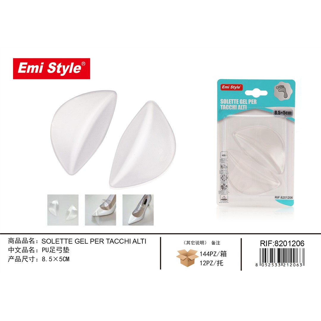 57573 8052533212063 8201206 EMI solette gel per tacchi alti