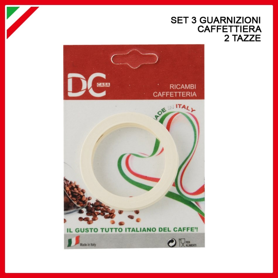 57639 8008154722009 ART.722 set ricambio moka 2 tz 3pz.guarnizioni