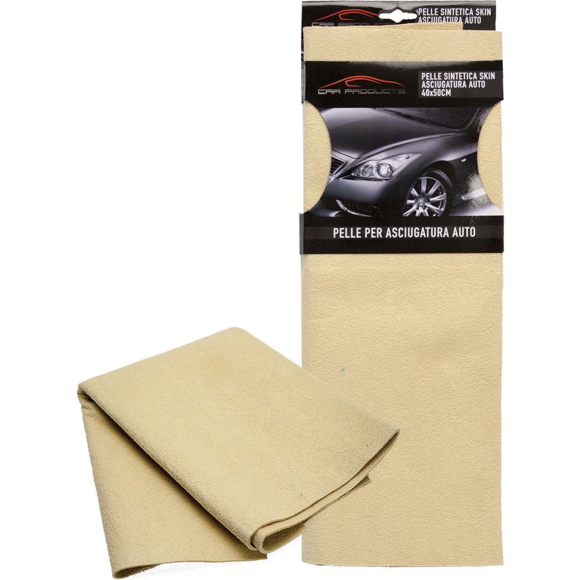 58021 8000061042294 PEL04229A PANNO IN ECO-PELLE P/ASCIUGATURA SKIN CM.40 X 50