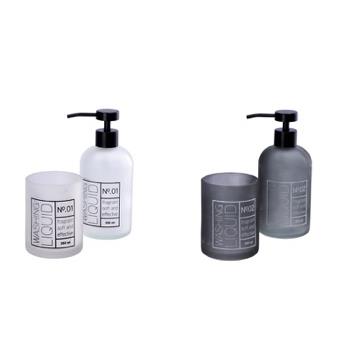 58056 8057586083646 108364 STAR set da bagno in vetro satinato 2pz