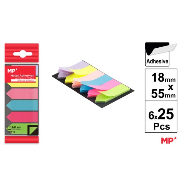 58140 8435464156376 PN816 set 6pz x 25foglietti adesivi