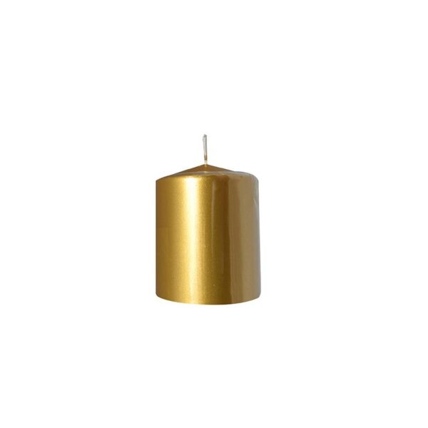 58173 8051094129049 6707129 CANDELA PILLAR Ø7,5X10CM ORO