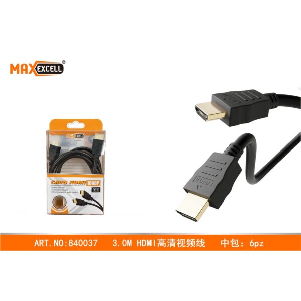 58245 8034139302201 CB-070 cavo audio e video hdmi 300cm spina - spina