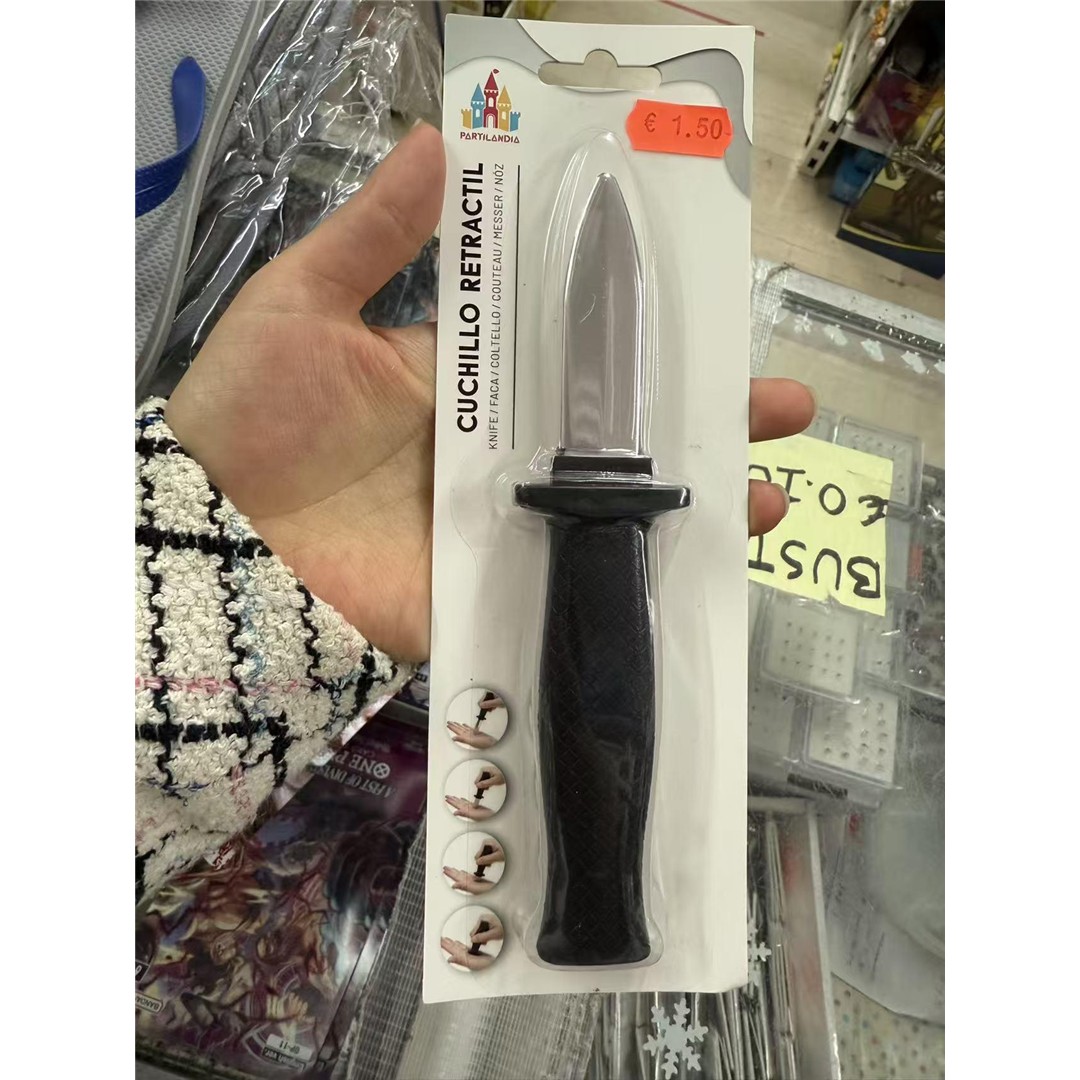 58359 8058617662304 BE5200 halloween coltello con lama retrattile