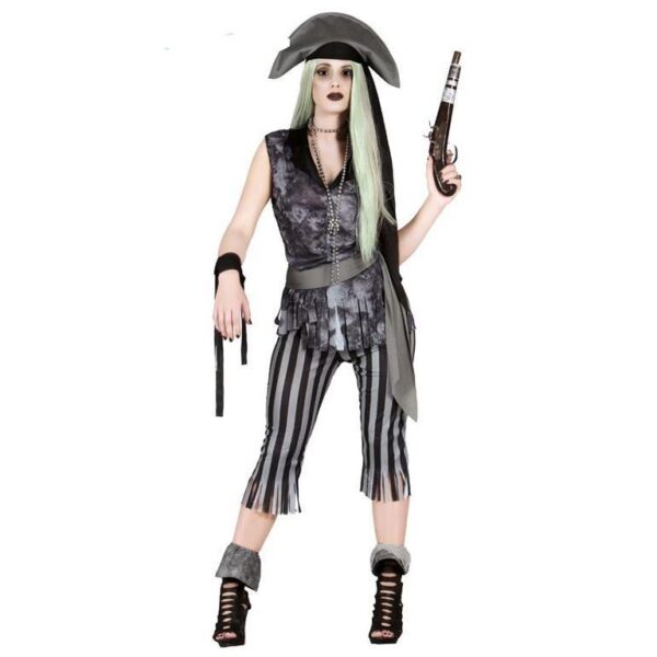 58381 8434077809112 80911 CERRI CARNEVALE COSTUME PIRATESSA FANTASMA ADULTA