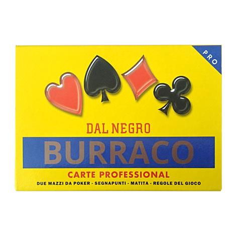 58410 8001097900848 8001097900848 CARTE DA GIOCO BURRACO PROFESSIONAL DAL NEGRO SET DELUXE