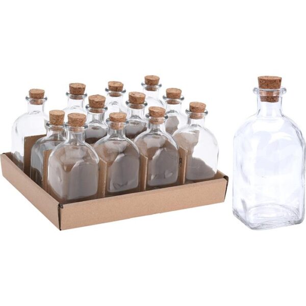 58563 8719987411793 183828 VISCIO bottiglia in vetro con tappo in sughero 120ml