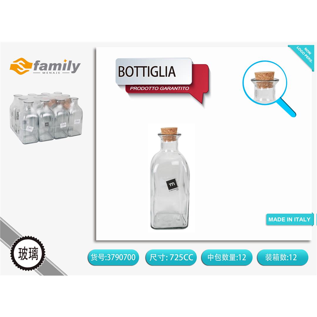 58743 8435476269965 3790700 MI BOTTIGLIA IN VETRO CON TAPPO IN SUGHERO LA MEDITERRANEA 725ML