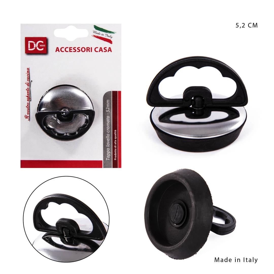 58861 8008154075716 0128518-DC TAPPO LAVELLO INOX COL.ASS. Ø5,2CM
