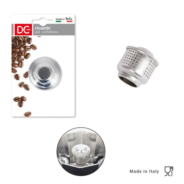 58862 8008154007007 0128522 PARASPRUZZI PER MOKA IN ALLUMINIO Ø3,5