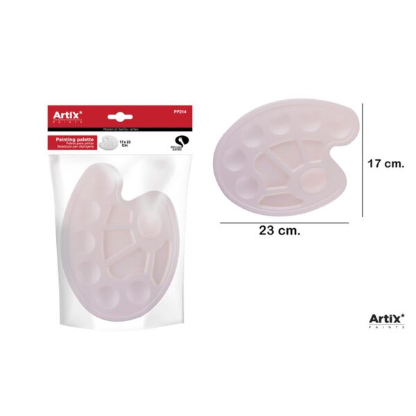 59025 8006919802072 8006919002076 TAVOLOZZA OVALE IN PLASTICA